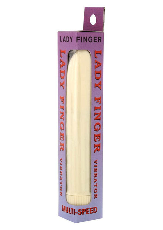 Ladyfinger - Minivibrator, alb, 13 cm
