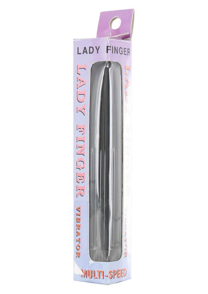 Ladyfinger - Minivibrator, negru, 13 cm - detaliu 1