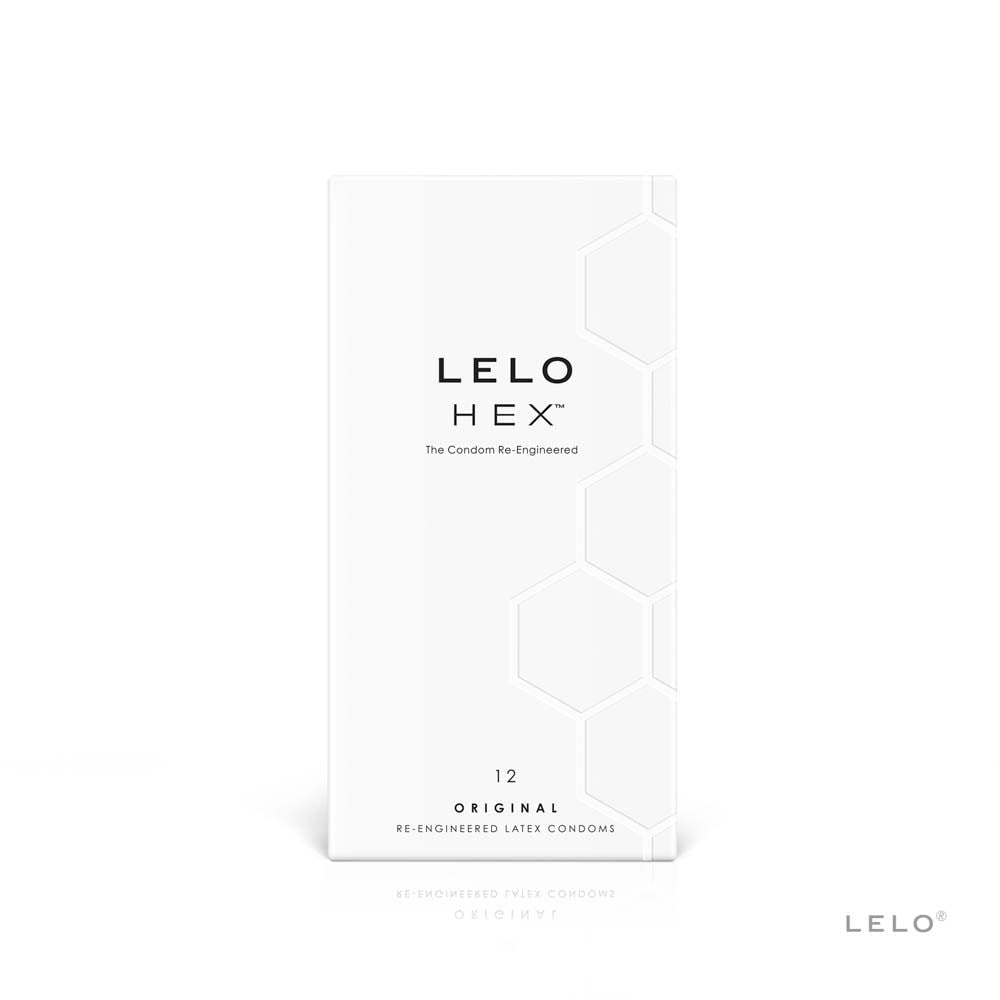 Lelo Hex - Prezervative Premium cu Structura Hexagonala 12 Bucati - detaliu 1