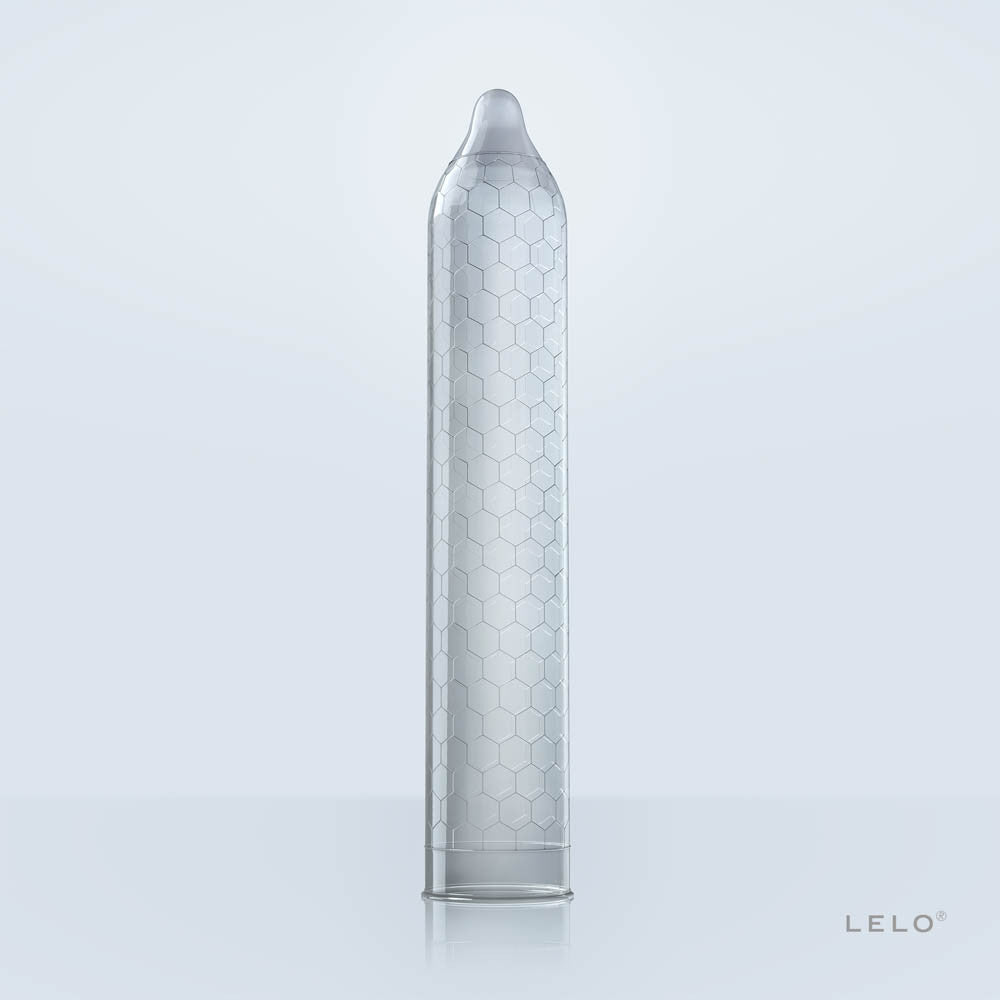 Lelo Hex - Prezervative Premium cu Structura Hexagonala 3 Bucati - detaliu 3