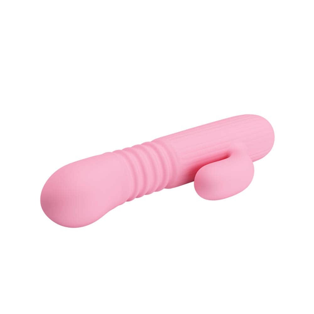 Leopold - Vibrator iepuraș, roz, 15.5 cm - detaliu 5