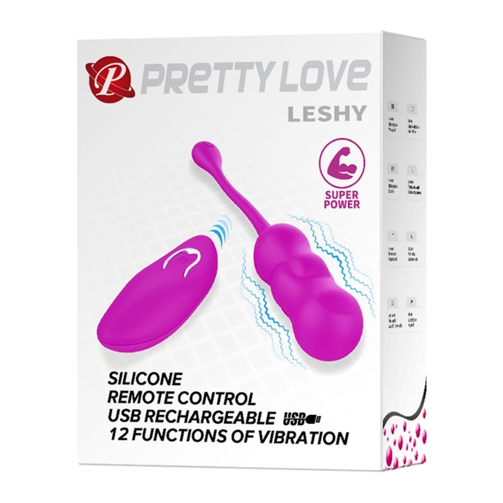 Leshy - Ou vibrator, mov, 18.6 cm - detaliu 6