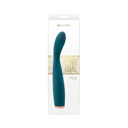 Lillie - Vibrator punct G, albastru, 18.7 cm