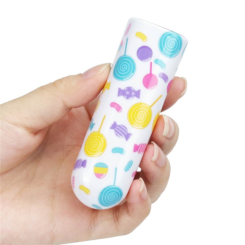 Lollipop Massager - Vibrator Glont Reincarcabil cu 10 Functii, 8,5 cm - detaliu 7