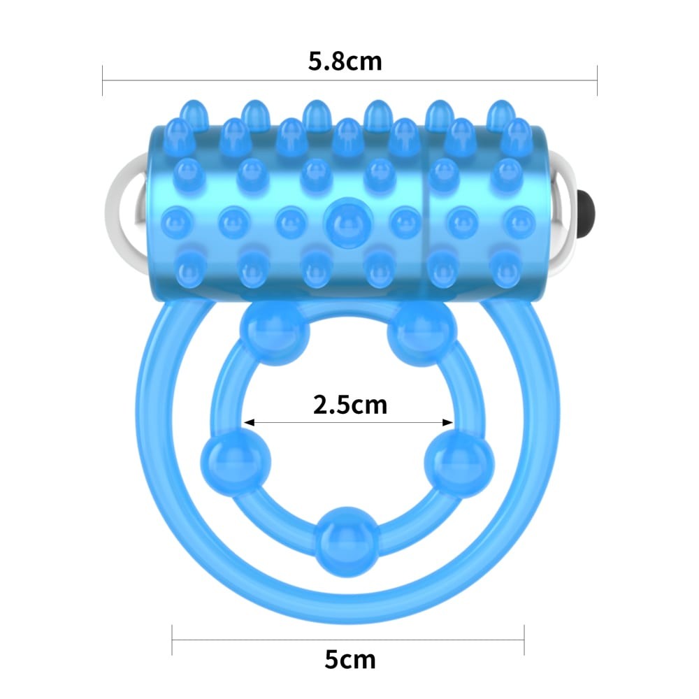 Lumino 2 - Inel penis fluorescent cu vibrații - detaliu 8