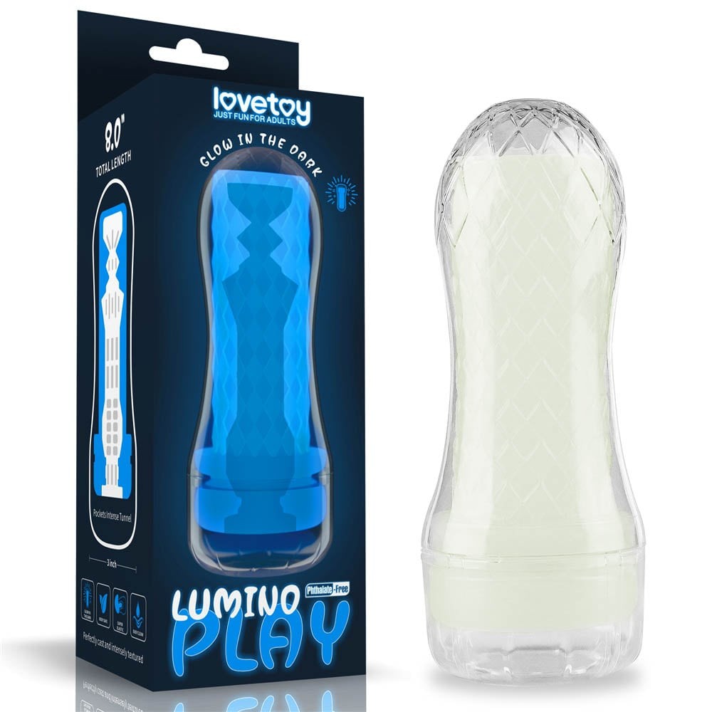 Lumino - Masturbator fluorescent cu "buzunare" - detaliu 9