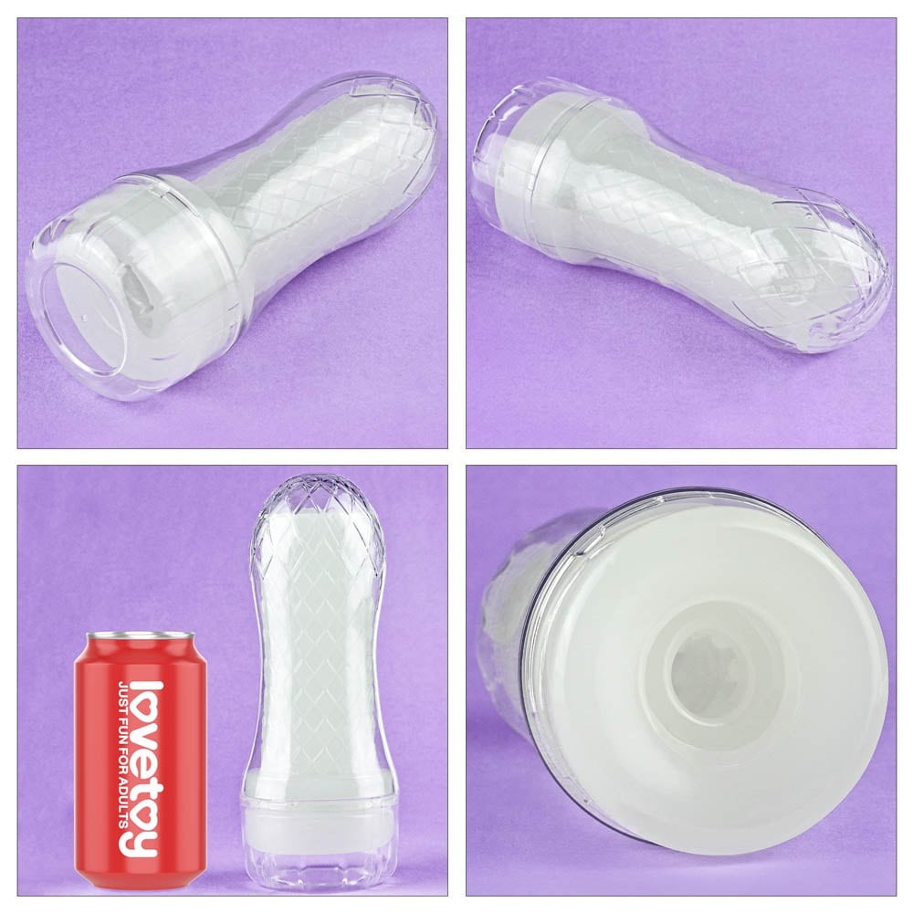 Lumino - Masturbator fluorescent cu striații - detaliu 9