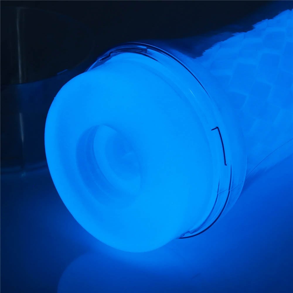 Lumino - Masturbator fluorescent cu striații - detaliu 10