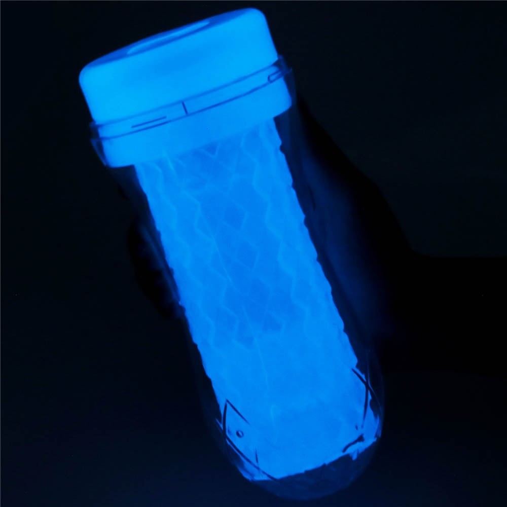Lumino - Masturbator fluorescent cu striații - detaliu 12