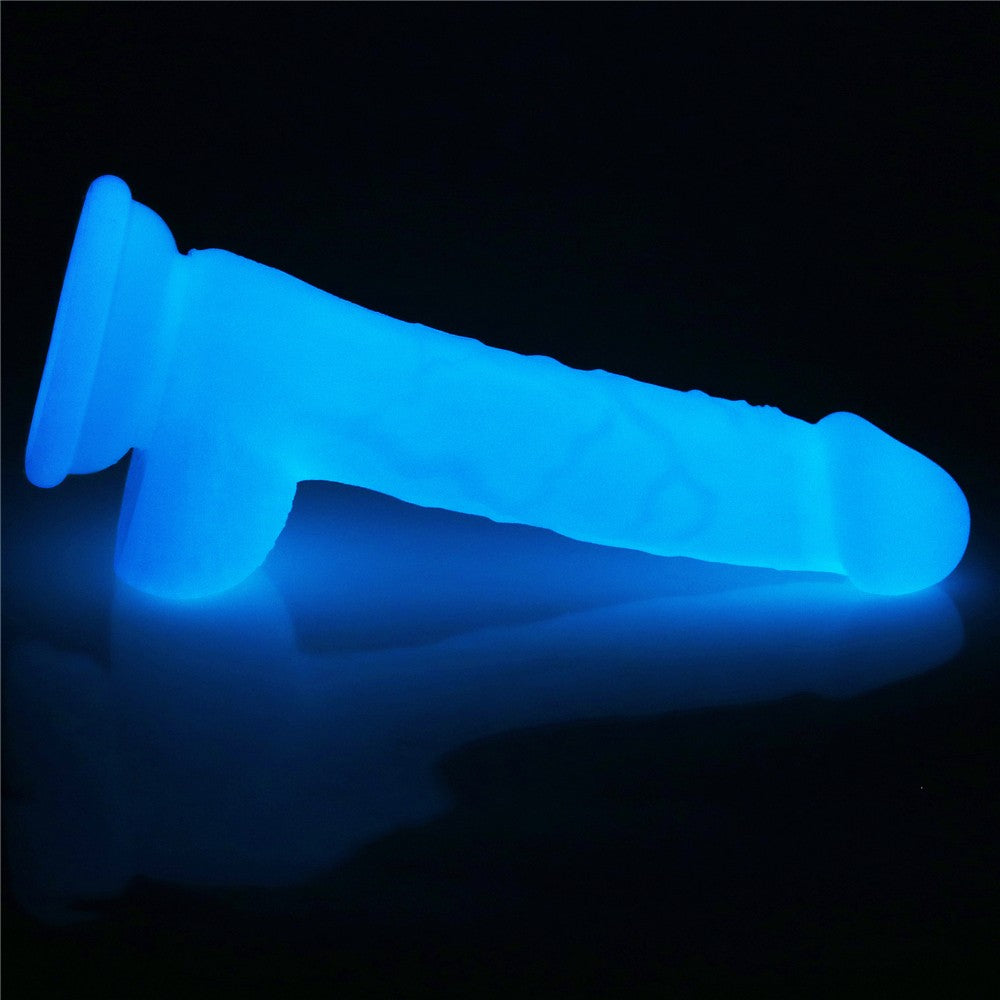 Lumino Play - Dildo fluorescent, 18 cm - detaliu 11