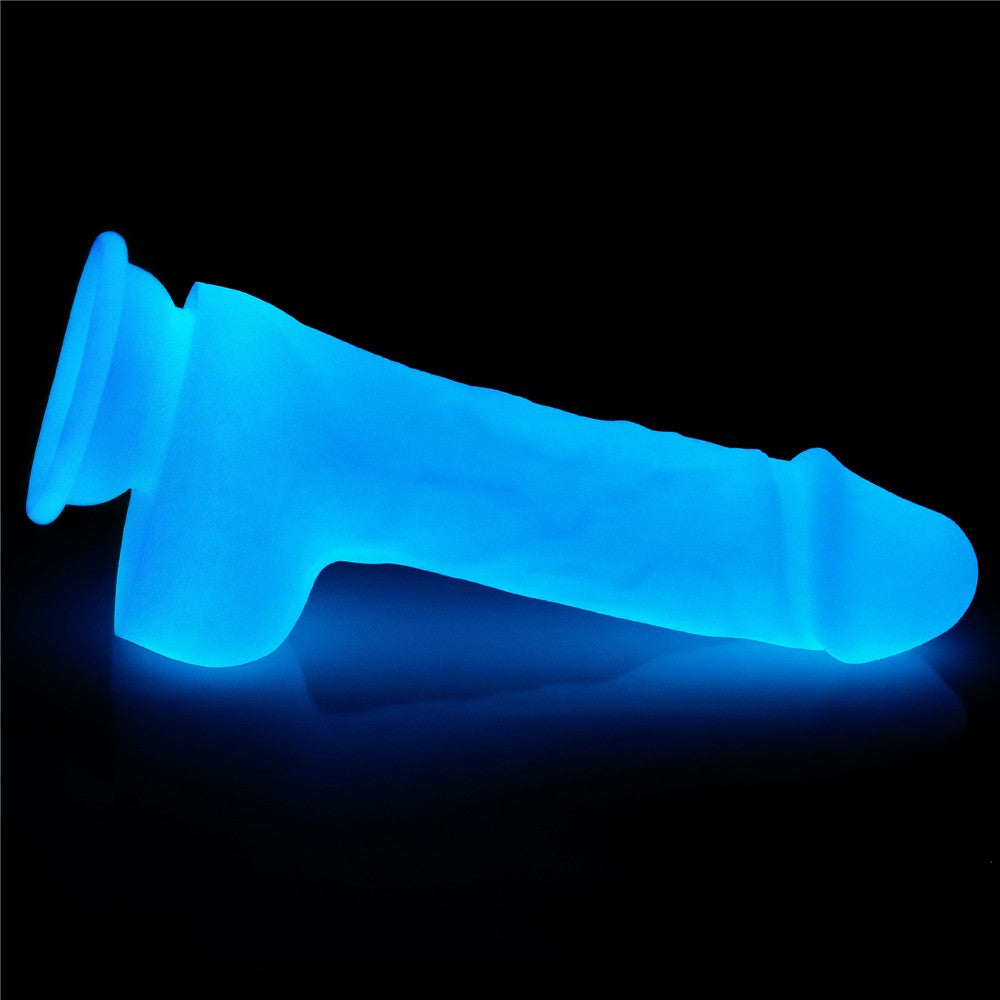 Lumino Play - Dildo fluorescent, 19.8 cm - detaliu 12
