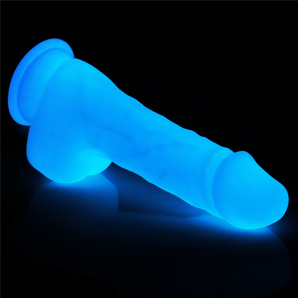 Lumino Play - Dildo fluorescent, 19.8 cm - detaliu 14