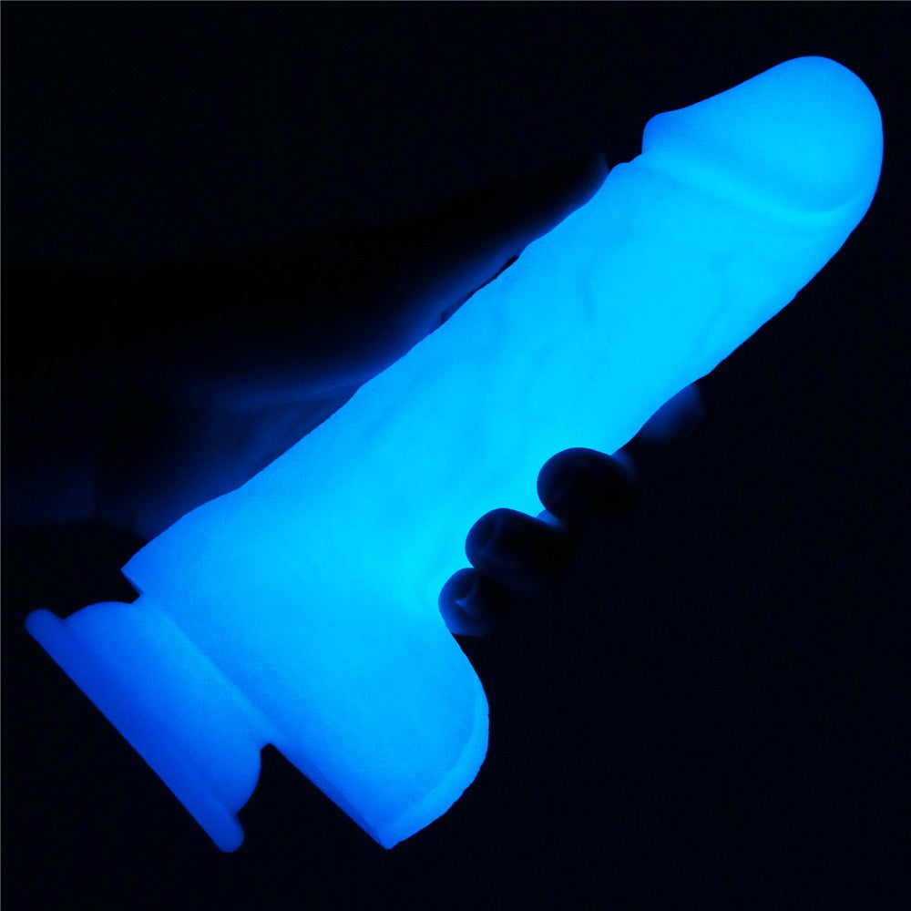 Lumino Play - Dildo fluorescent, 19.8 cm - detaliu 15