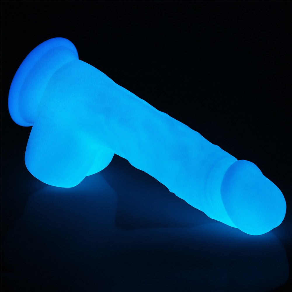 Lumino Play - Dildo fluorescent, 20.9 cm - detaliu 12
