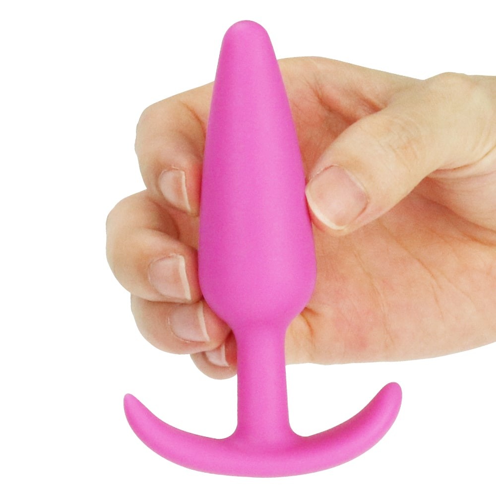 LURE ME Classic Anal Plug S - Dop Anal Mic din Silicon, 11 cm - detaliu 1
