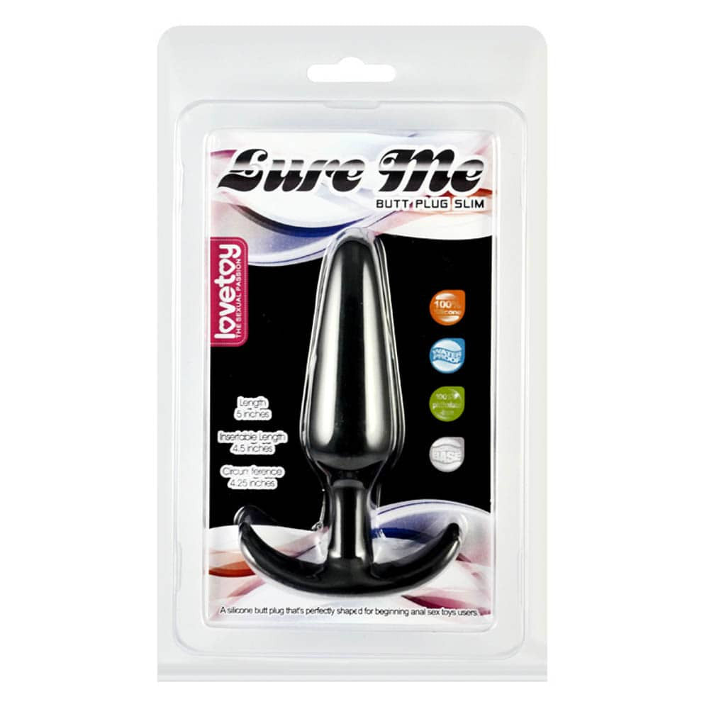 Lure Me Classic L - Dop Anal din Silicon, 12,5 cm