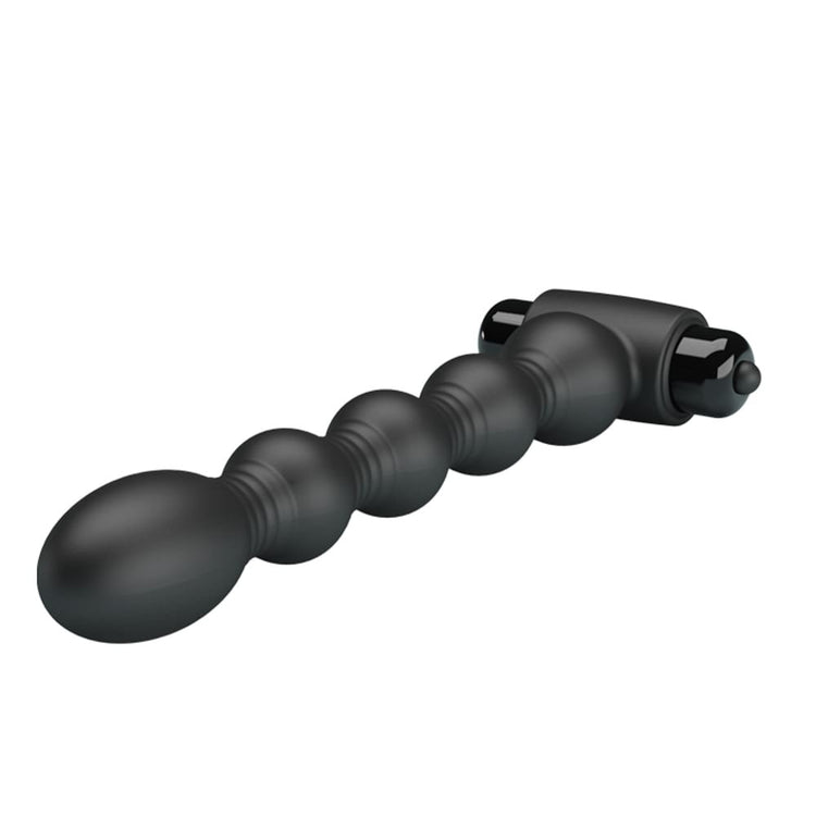 Lynn - Dop anal cu vibrații, negru - detaliu 2