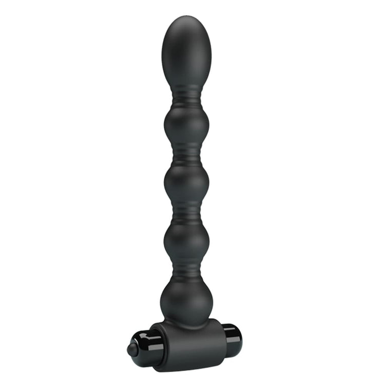 Lynn - Dop anal cu vibrații, negru - detaliu 4