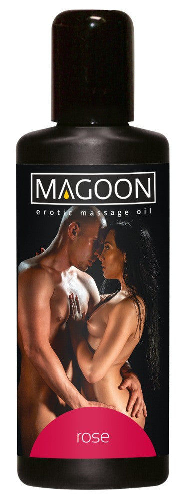 Magoon - Ulei de masaj erotic, trandafir, 100 ml