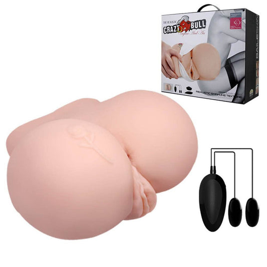 Men's Crazy Bull 3 - Masturbator Realistic cu Vibrații, 22.5 cm - detaliu 2