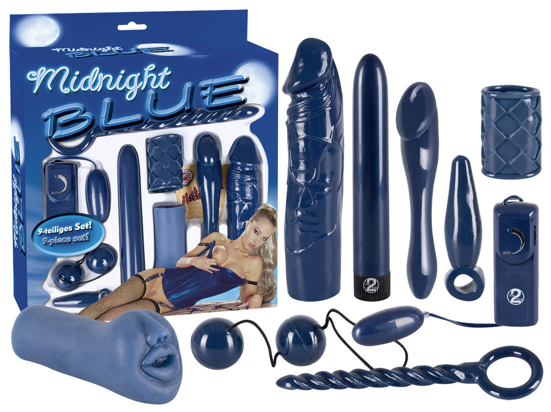 Midnight Blue - Set jucării sexuale