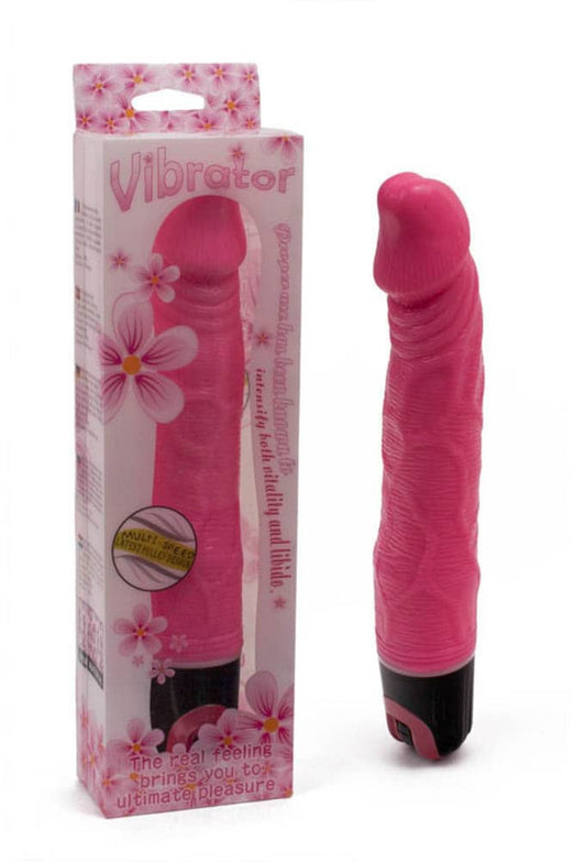 Mike - Vibrator clasic, roz, 24 cm