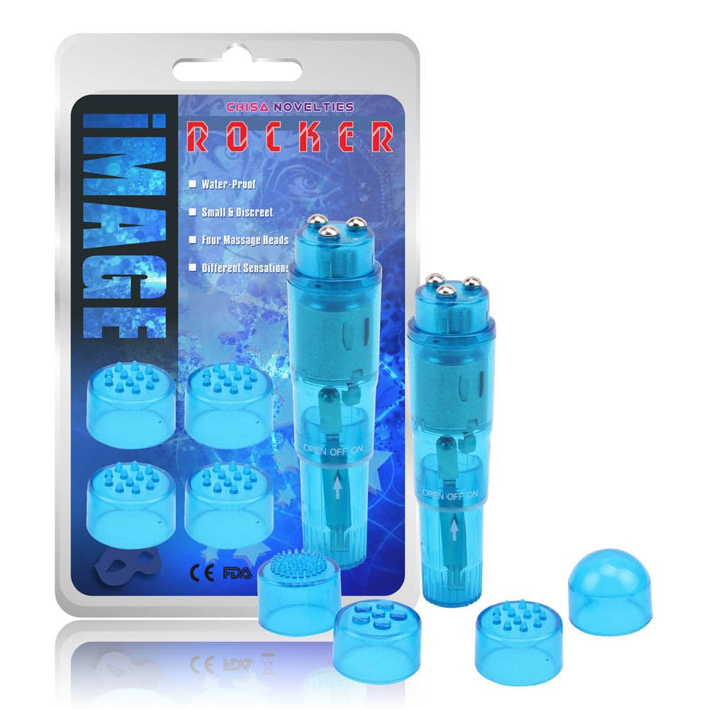 Mini Massager - Vibrator clitoris, bleu, 10.8 cm - detaliu 1