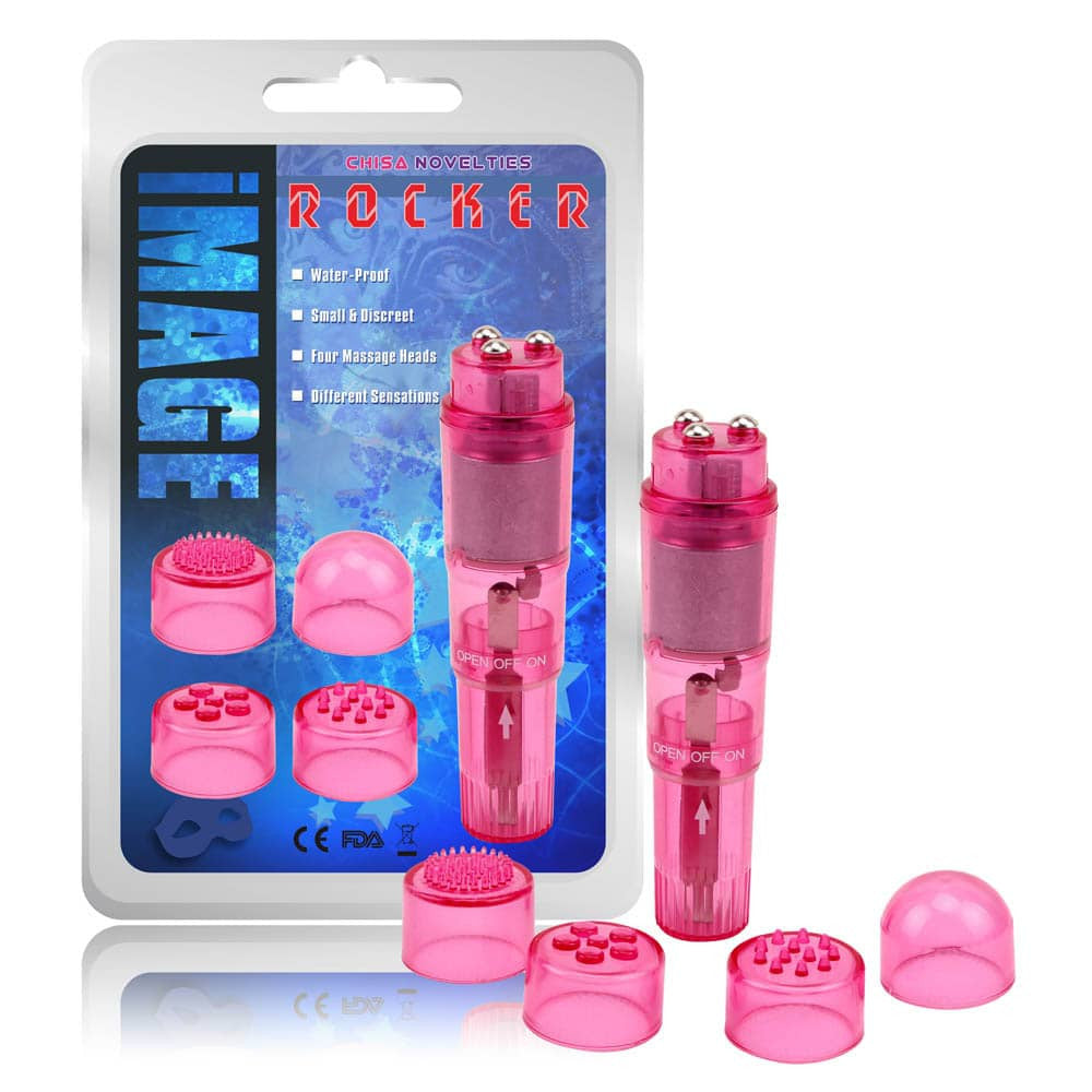 Mini Massager - Vibrator clitoris, roz, 10.8 cm