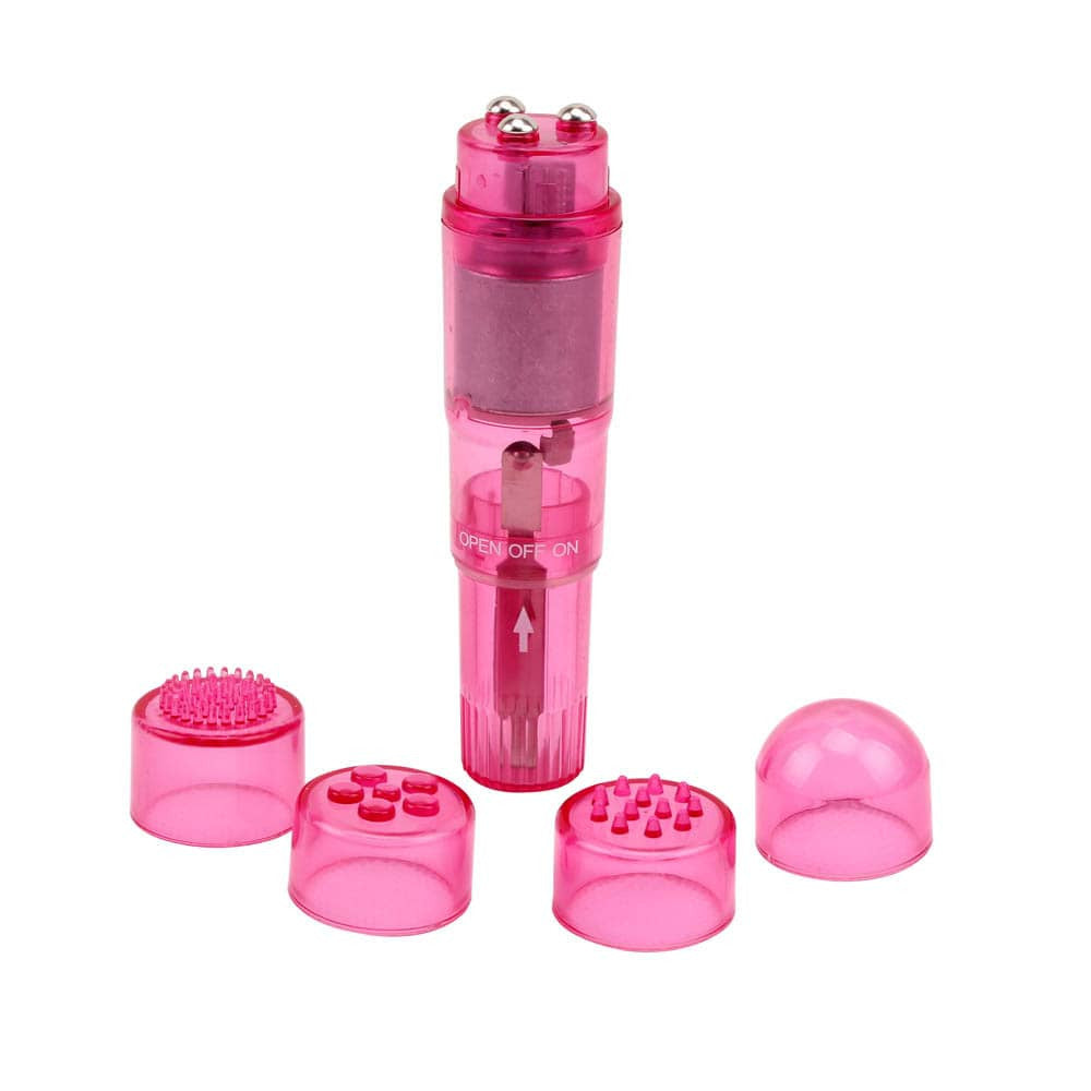 Mini Massager - Vibrator clitoris, roz, 10.8 cm - detaliu 1