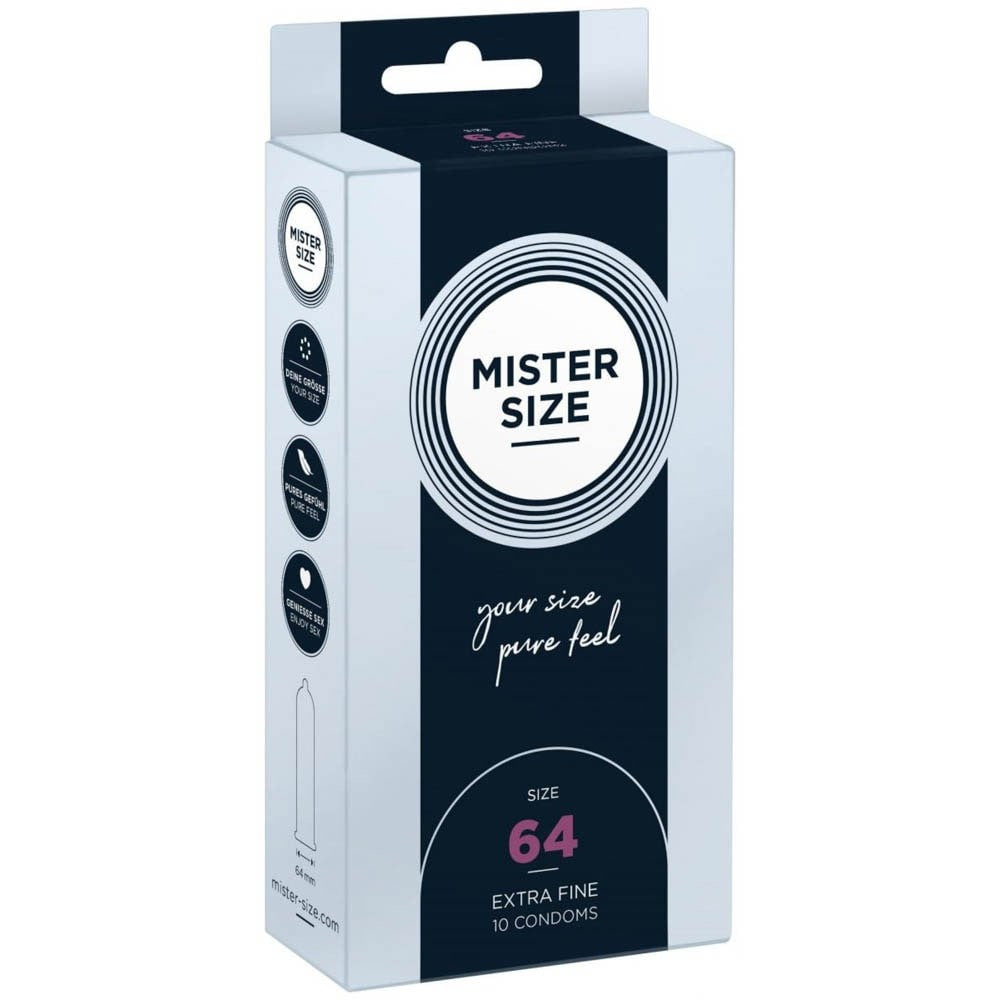 Mister Size - Prezervative Diametru Mare 64 mm 10 Bucati