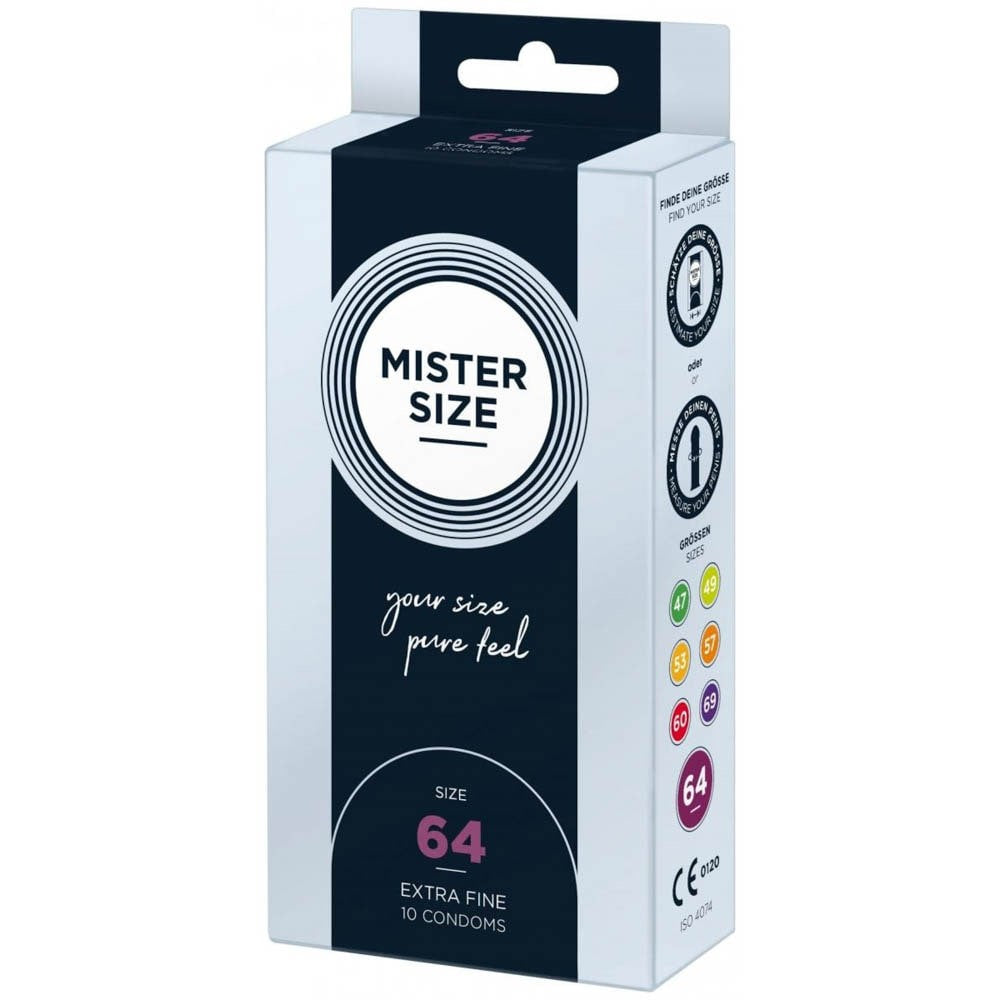 Mister Size - Prezervative Diametru Mare 64 mm 10 Bucati - detaliu 1