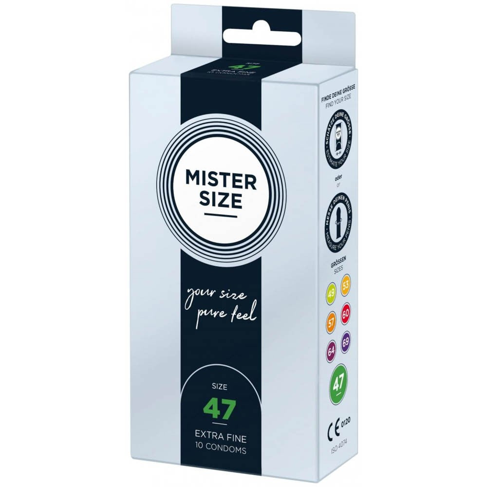 Mister Size - Prezervative Dimensiune 47 mm 10 Bucati