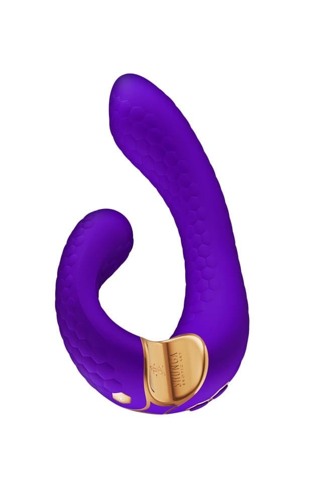 Miyo - Vibrator punct G, mov, 18.5 cm - detaliu 4