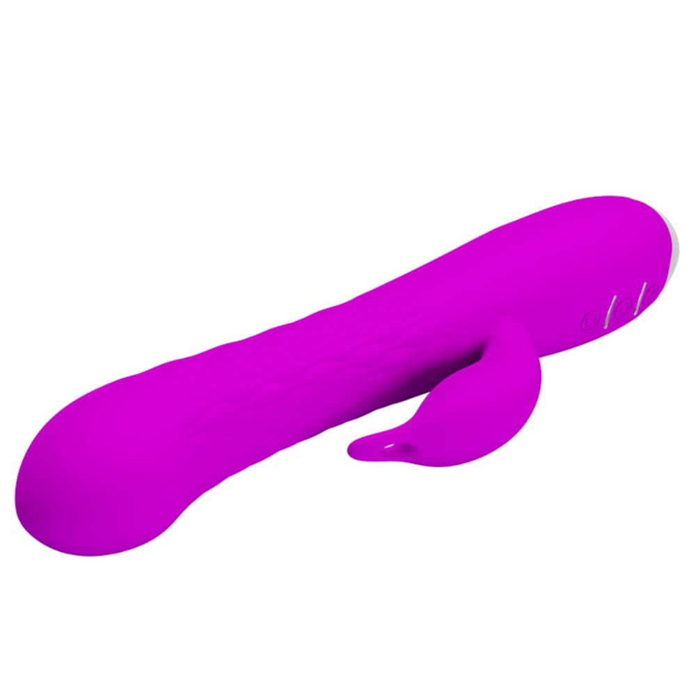 Molly - Vibrator iepuraș, mov, 20.5 cm - detaliu 2