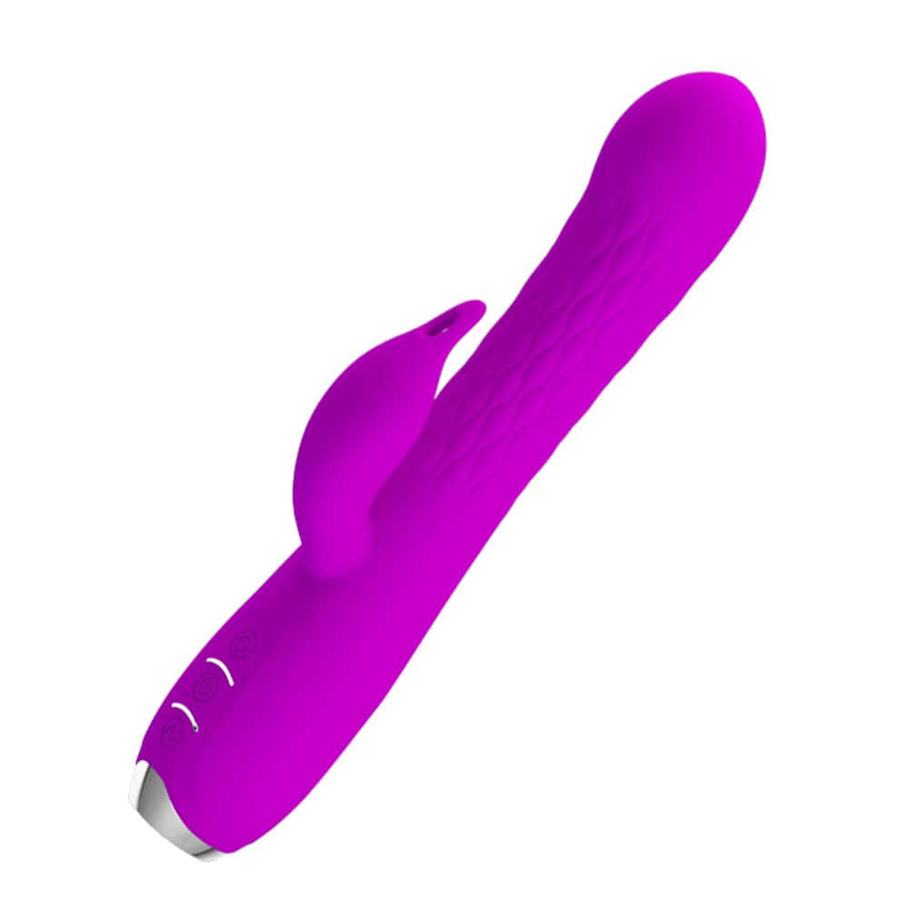 Molly - Vibrator iepuraș, mov, 20.5 cm - detaliu 4