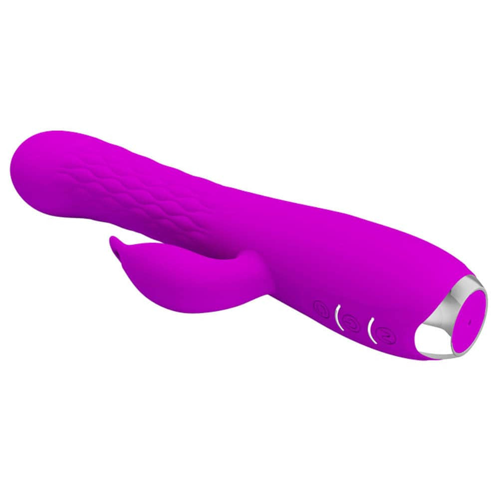 Molly - Vibrator iepuraș, mov, 20.5 cm - detaliu 5