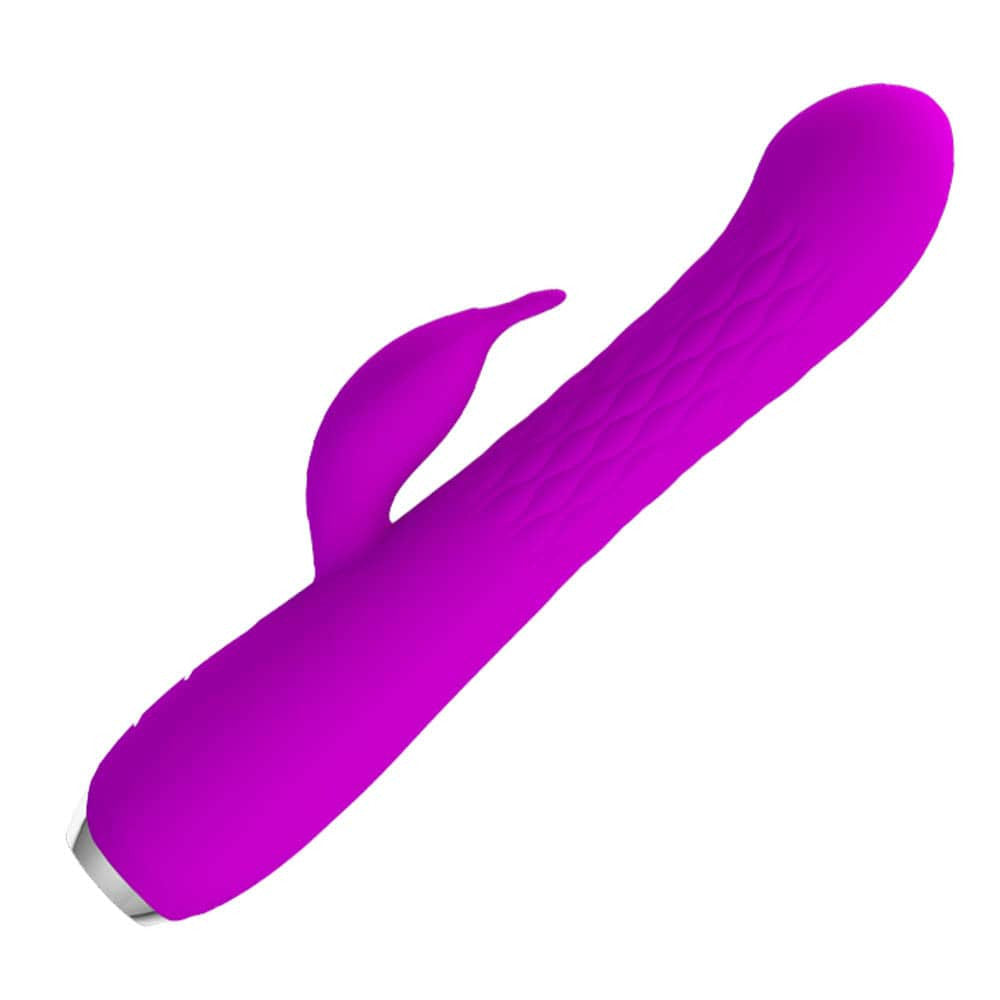 Molly - Vibrator iepuraș, mov, 20.5 cm - detaliu 6