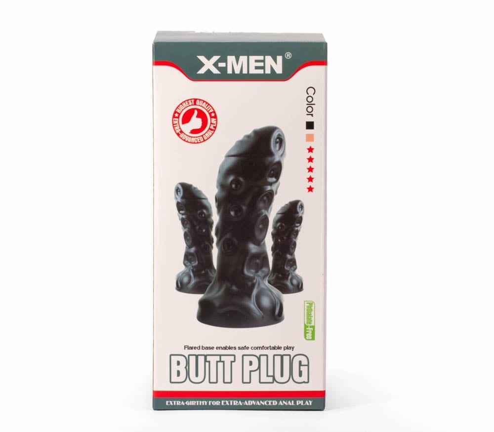 Monster Plug - Dop anal gigant, negru, 27.5 cm - detaliu 7