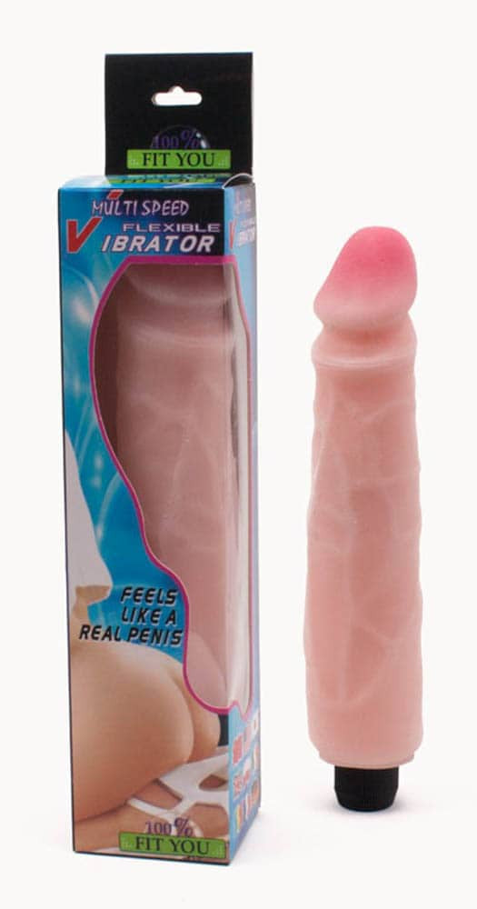 Multi Speed - Vibrator realist, flesh, 25 cm - detaliu 1