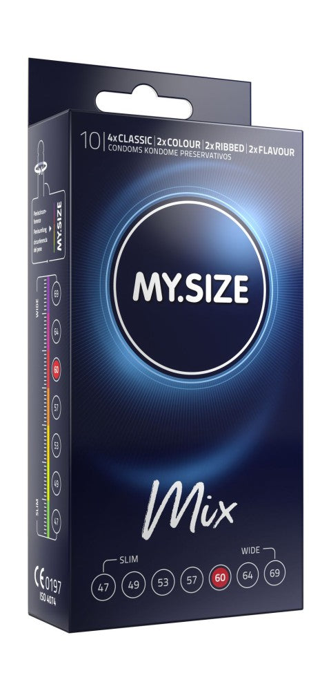 My Size Mix - Prezervative 60 mm, 10 buc