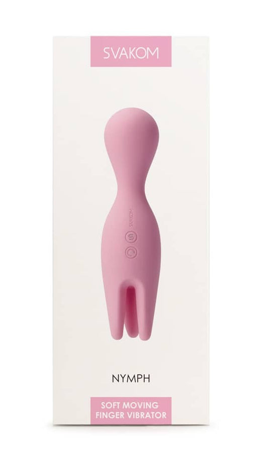Nymph Pink - Vibrator pentru Clitoris, Sfarcuri, Punct G, 15.2 cm 