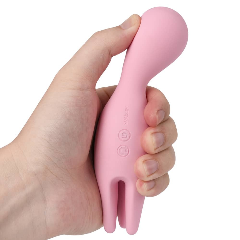 Nymph Pink - Vibrator pentru Clitoris, Sfarcuri, Punct G, 15.2 cm  - detaliu 5