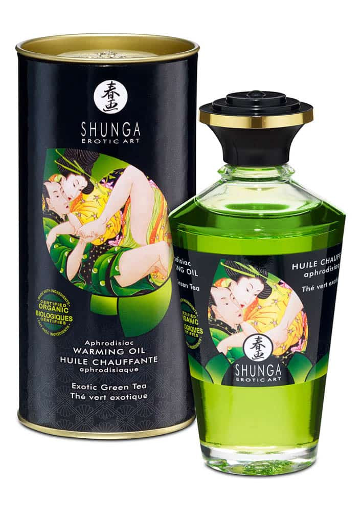 Organica Exotic Green Tea - Ulei Afrodiziac pentru Masaj, 100 ml