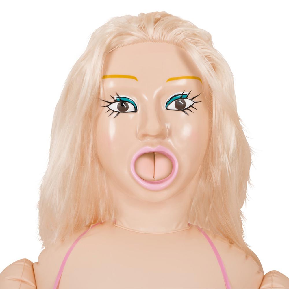 Brighita - Păpușă gonflabilă cu față 3D și sâni mari 160cm