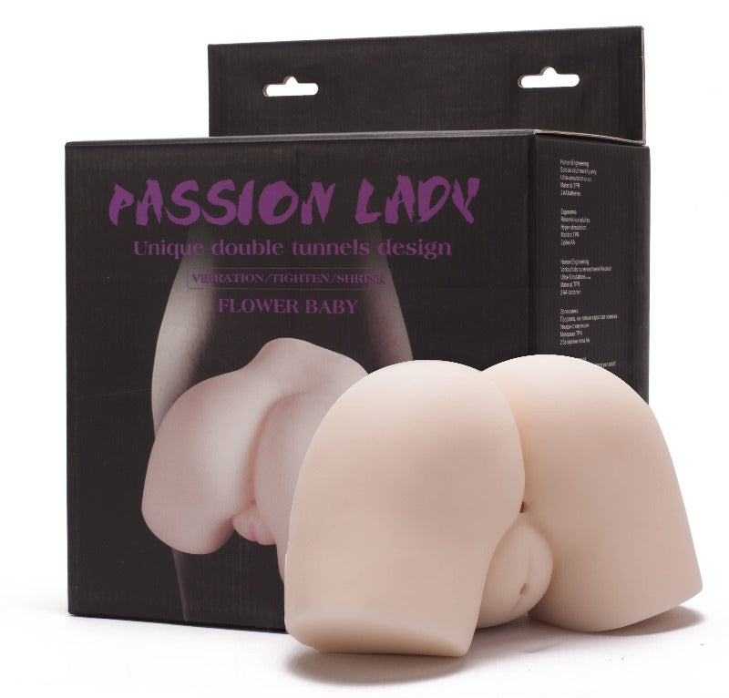 Passion Lady - Masturbator cu Vibratii Fund si Vagin - detaliu 3