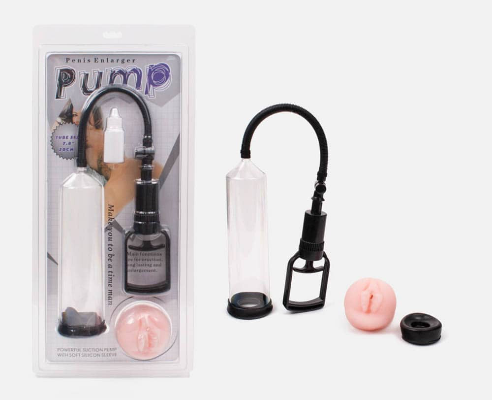 Penis Enlarger Pump Soft Pussy - Pompa pentru Marirea Penisului, 20 cm