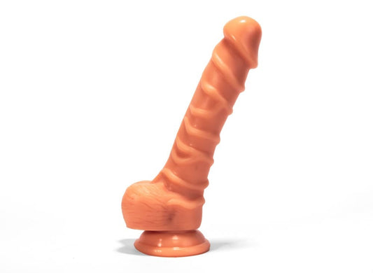 Penisul lui Grigore - Dildo Realistic cu Testicule, 21 cm