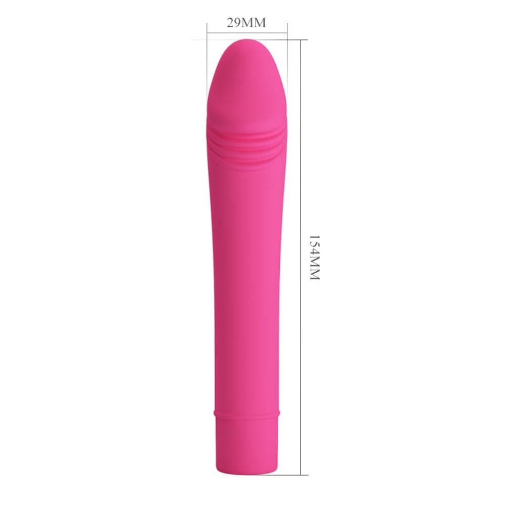 Pixie - Vibrator clasic, roz, 15.4 cm - detaliu 4