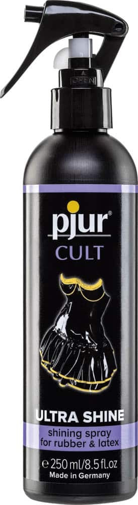 pjur Cult Ultra Shine - Spray pentru Stralucire Materiale Piele, Latex, Cauciuc, 250 ml