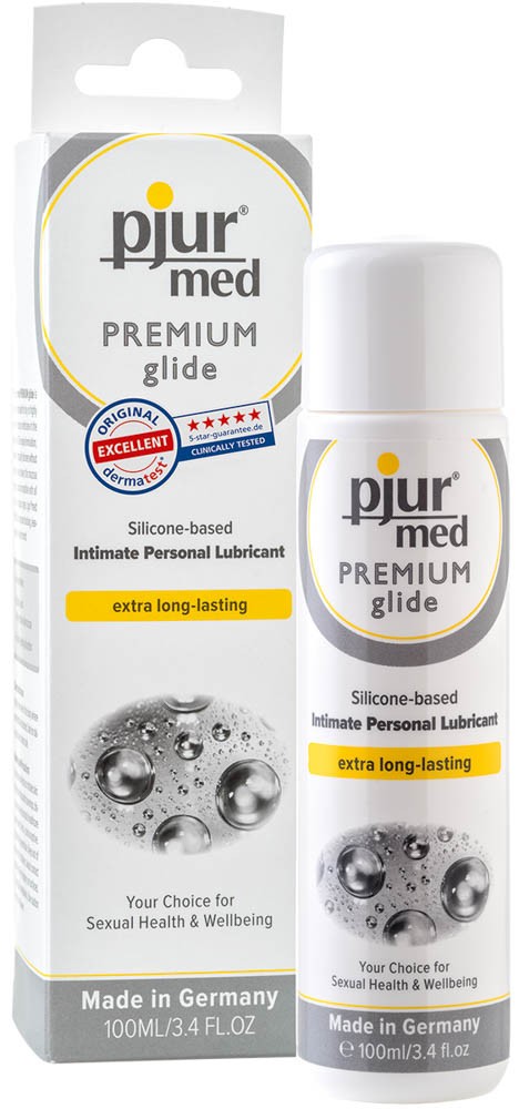 pjur® med PREMIUM glide - Lubrifiant Baza de Silicon Premium, 100 ml